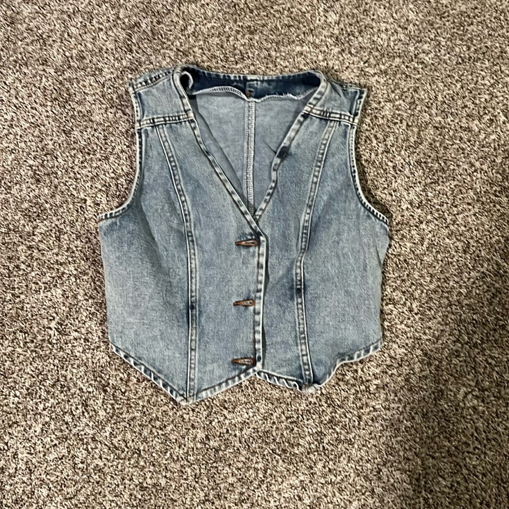 Denim Vest Size Small
